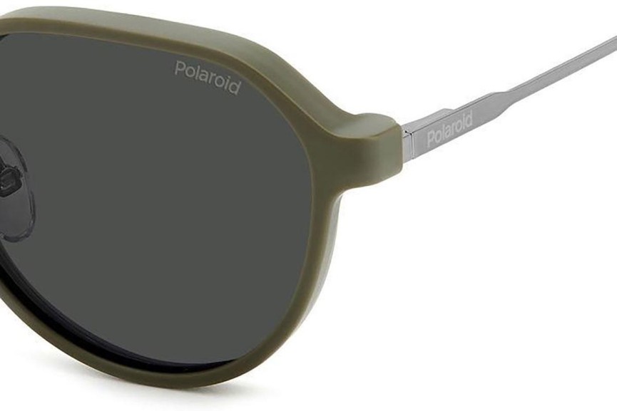 Очила Polaroid PLD6204/CS SMF/M9 Polarized Овални Сребърна