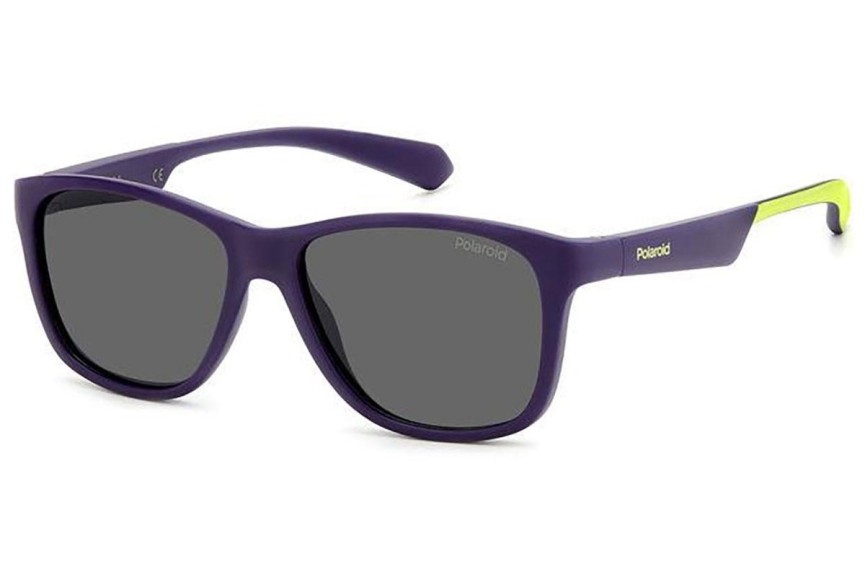 Слънчеви очила Polaroid Junior PLD8052/S 80Z/M9 Polarized Квадратни Виолетова