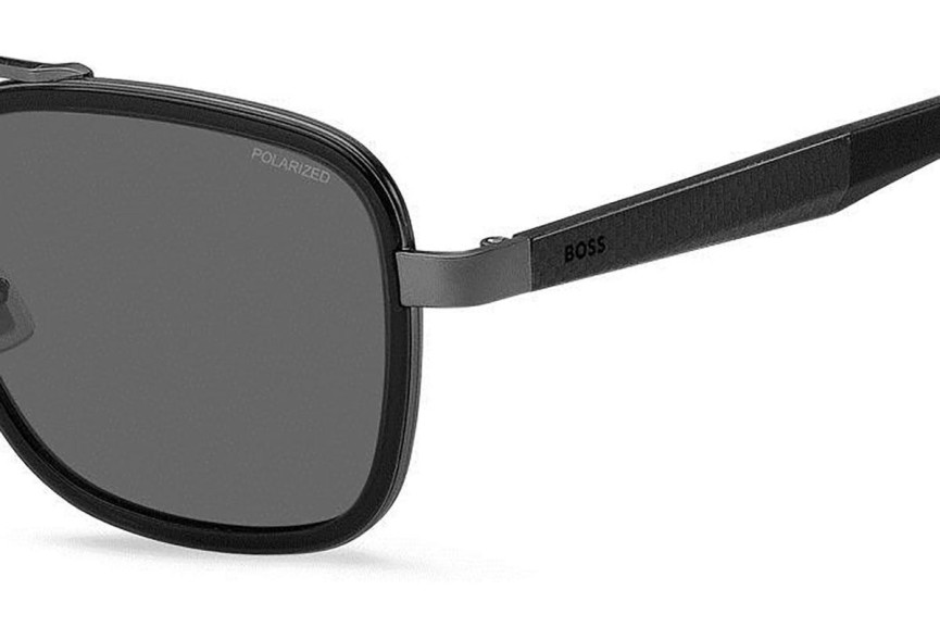 Слънчеви очила BOSS BOSS1486/S PTA/M9 Polarized Пилотни Черна