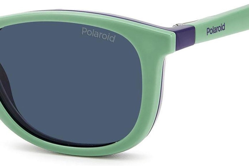 Очила Polaroid Junior PLD8054/CS RNB/C3 Polarized Правоъгълни Виолетова