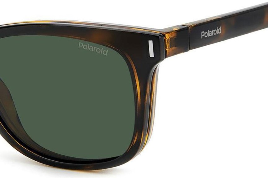 Очила Polaroid PLD6202/CS 086/UC Polarized Квадратни Хавана