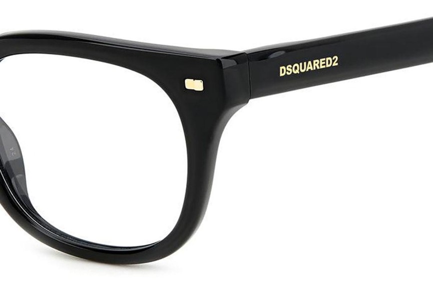 Очила Dsquared2 D20078 807 Заоблени Черна