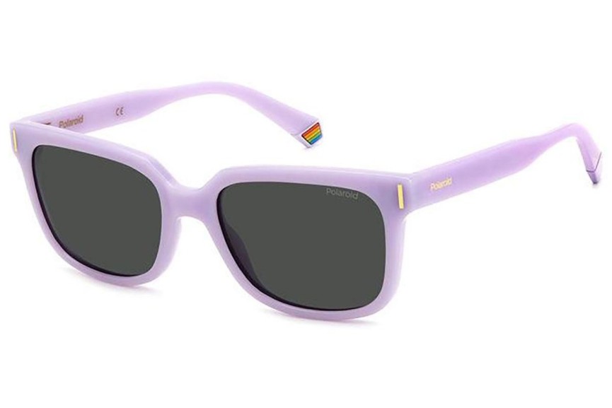 Слънчеви очила Polaroid PLD6191/S 789/M9 Polarized Квадратни Виолетова