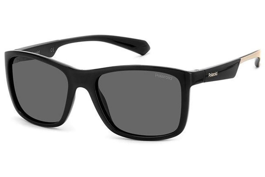 Слънчеви очила Polaroid Junior PLD8053/S 9HT/M9 Polarized Квадратни Черна