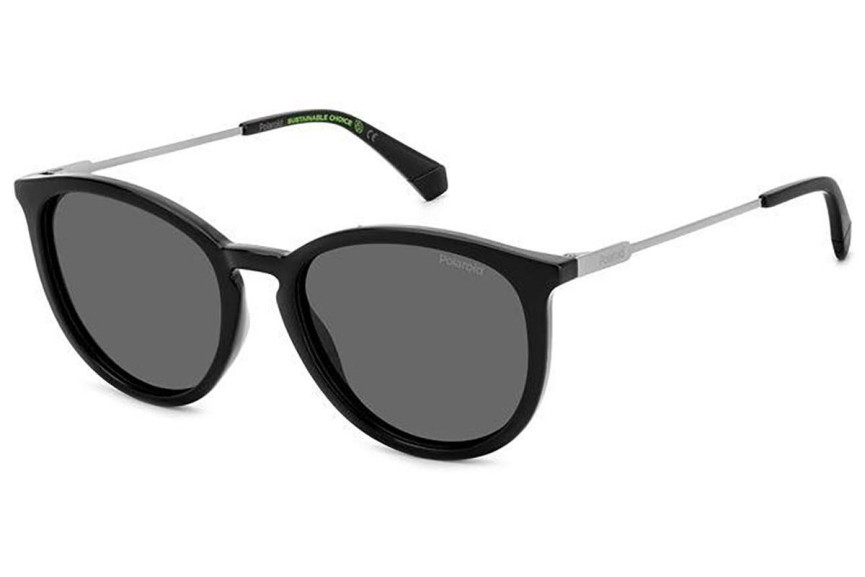 Слънчеви очила Polaroid PLD4143/S/X 807/M9 Polarized Заоблени Черна