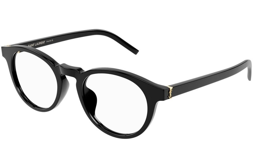 Очила Saint Laurent SLM122/F 001 Заоблени Черна