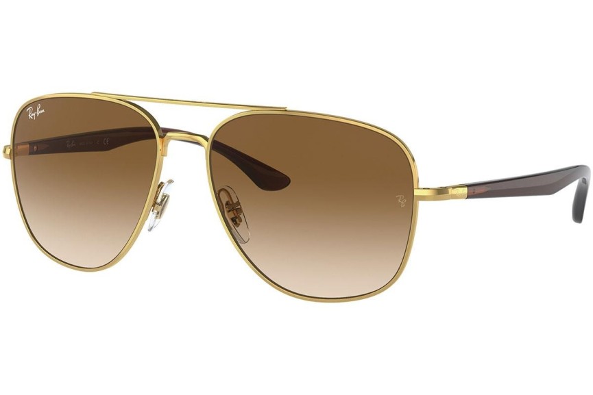 Слънчеви очила Ray-Ban RB3683 001/51 Пилотни Златна