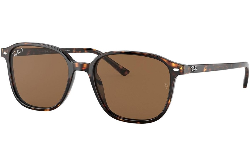 Слънчеви очила Ray-Ban Leonard RB2193 902/57 Polarized Квадратни Хавана