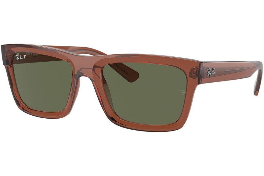 Слънчеви очила Ray-Ban Warren RB4396 66789A Правоъгълни Кафява