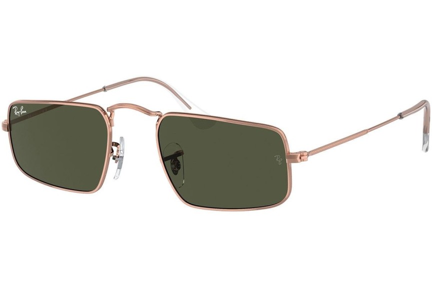 Слънчеви очила Ray-Ban Julie RB3957 920231 Правоъгълни Кафява