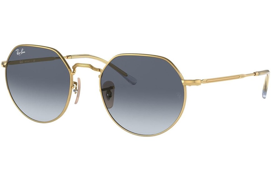 Слънчеви очила Ray-Ban Jack RB3565 001/86 Заоблени Златна