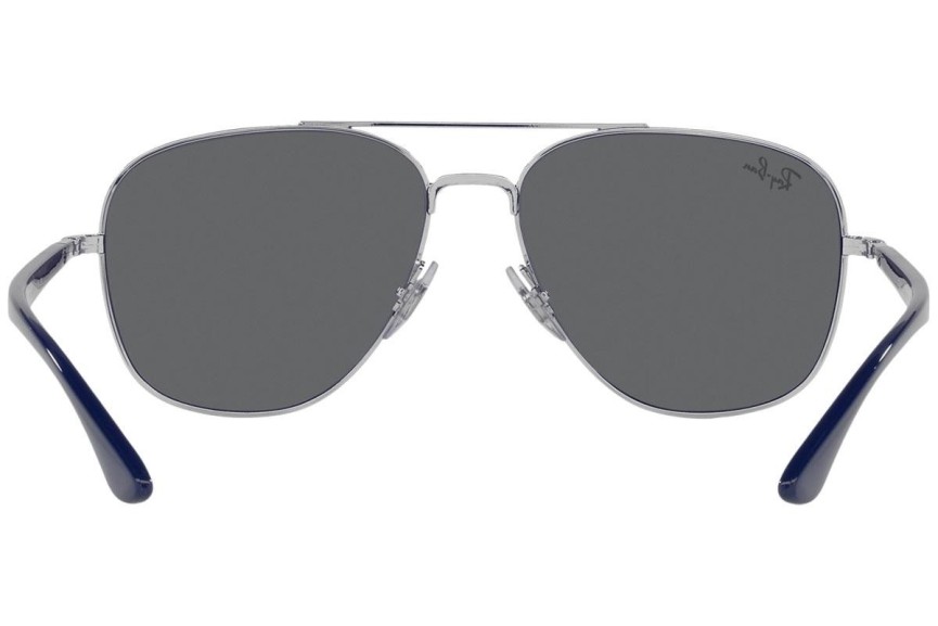 Слънчеви очила Ray-Ban RB3683 003/B1 Пилотни Сребърна