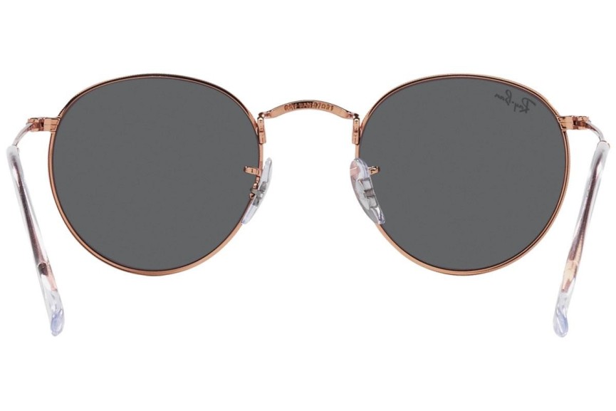 Слънчеви очила Ray-Ban Round Metal RB3447 9202B1 Заоблени Кафява