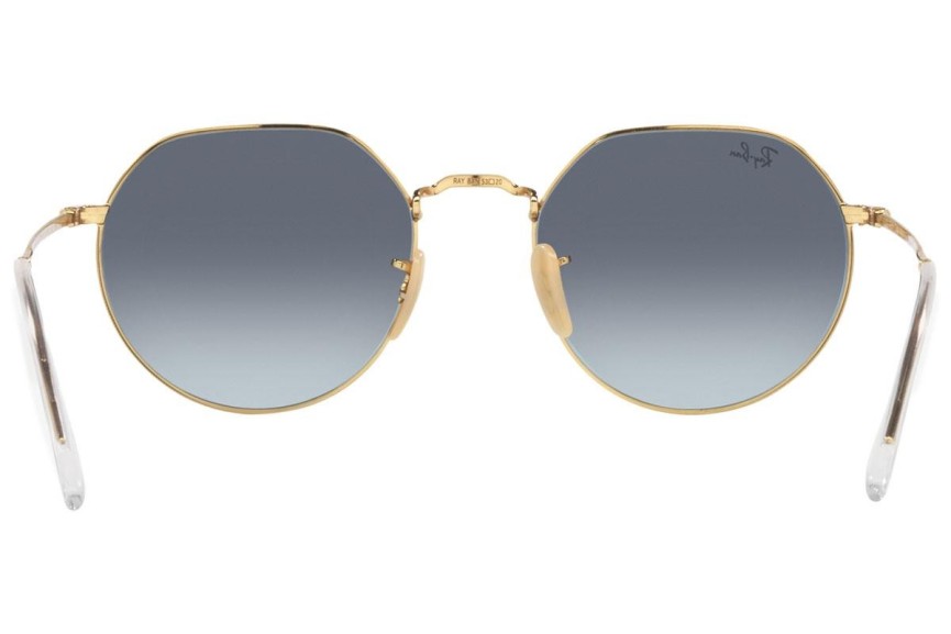 Слънчеви очила Ray-Ban Jack RB3565 001/86 Заоблени Златна