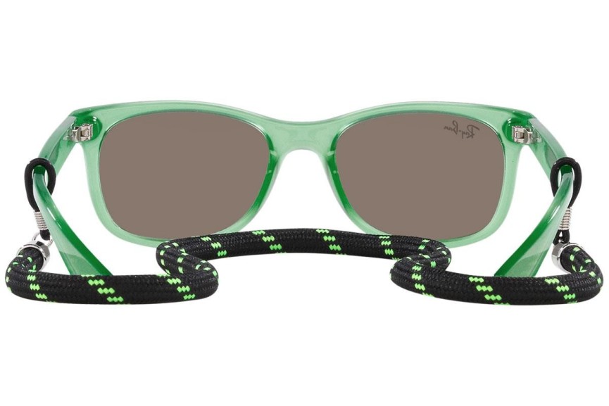 Слънчеви очила Ray-Ban Junior New Wayfarer Junior RJ9052S 71465A Квадратни Зелена