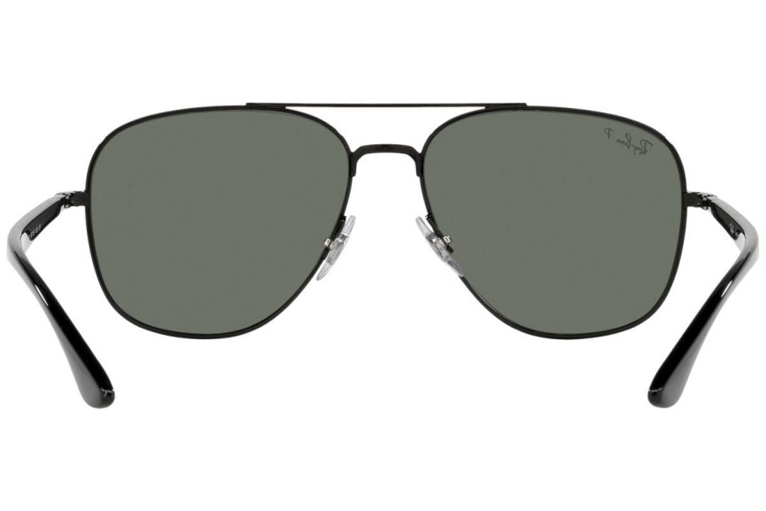 Слънчеви очила Ray-Ban RB3683 002/58 Polarized Пилотни Черна