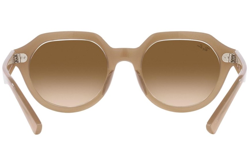 Слънчеви очила Ray-Ban Gina RB4399 616651 Квадратни Кафява