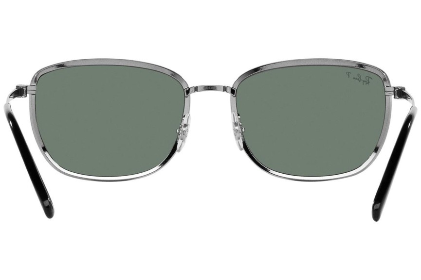 Слънчеви очила Ray-Ban RB3705 004/O9 Правоъгълни Сребърна