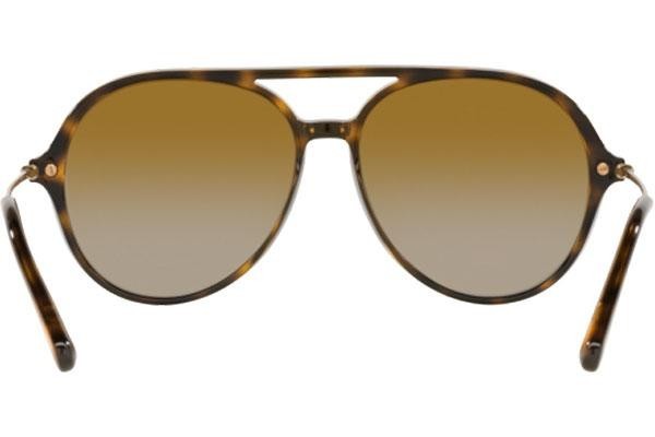 Слънчеви очила Dolce & Gabbana DG6159 502/T5 Polarized Пилотни Хавана