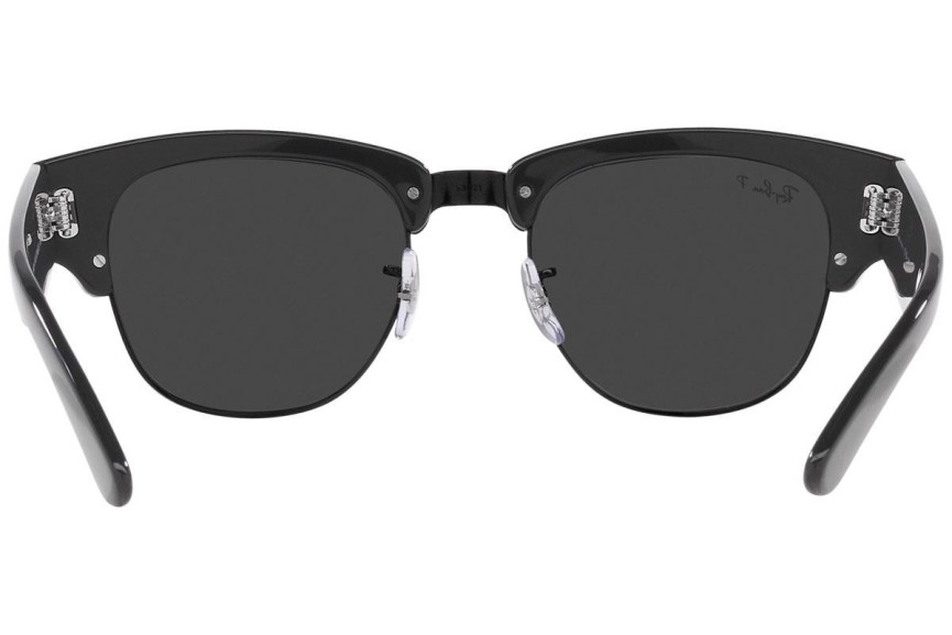 Слънчеви очила Ray-Ban Mega Clubmaster RB0316S 136748 Polarized По веждите Черна