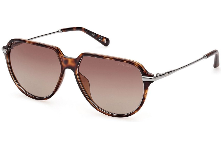 Слънчеви очила Guess GU00067 52H Polarized Пилотни Хавана