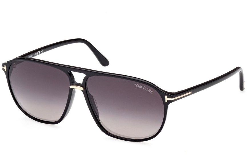 Слънчеви очила Tom Ford FT1026 01B Пилотни Черна