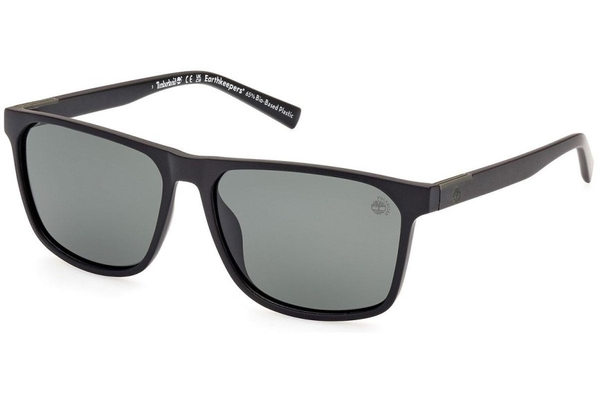 Слънчеви очила Timberland TB9312 02R Polarized Квадратни Черна