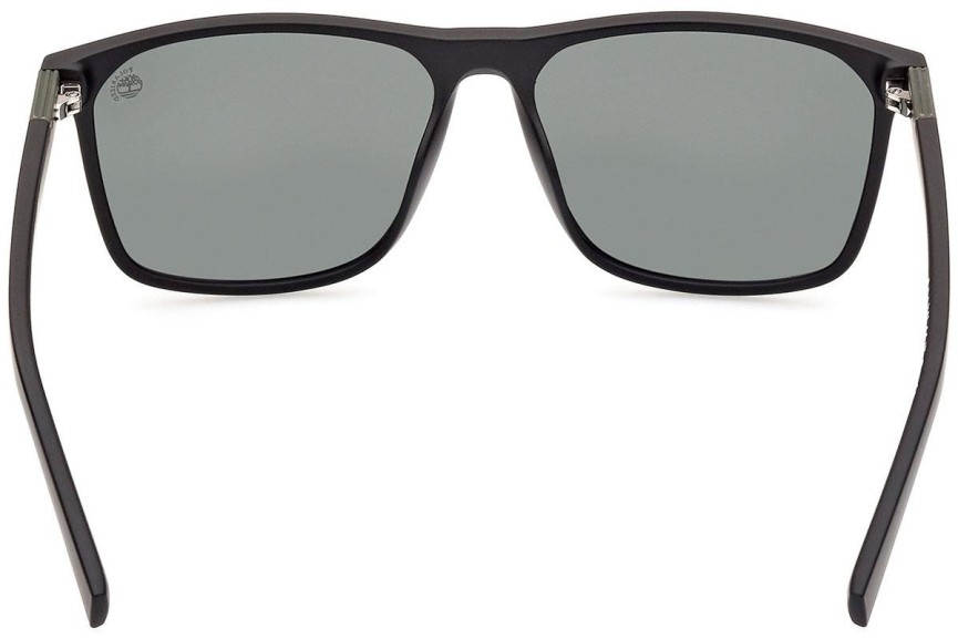 Слънчеви очила Timberland TB9312 02R Polarized Квадратни Черна