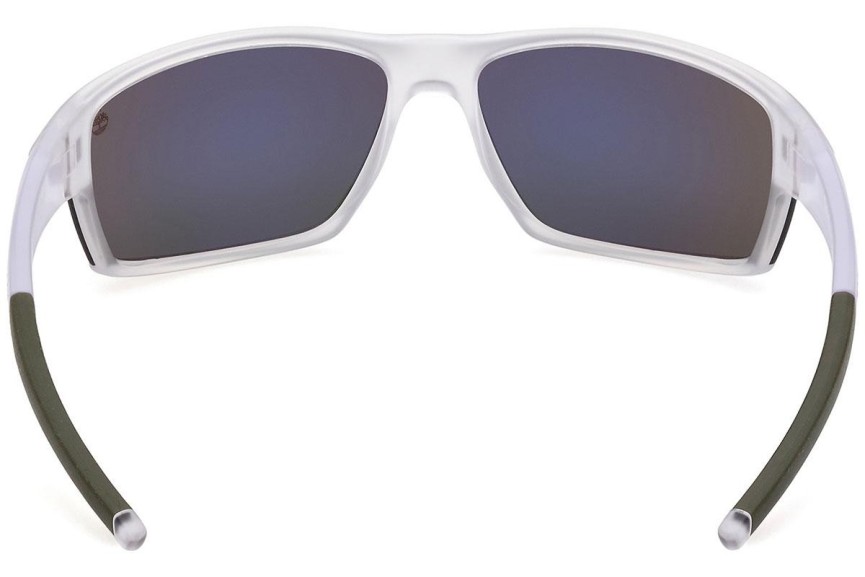 Слънчеви очила Timberland TB9308 26R Polarized Правоъгълни Бяла