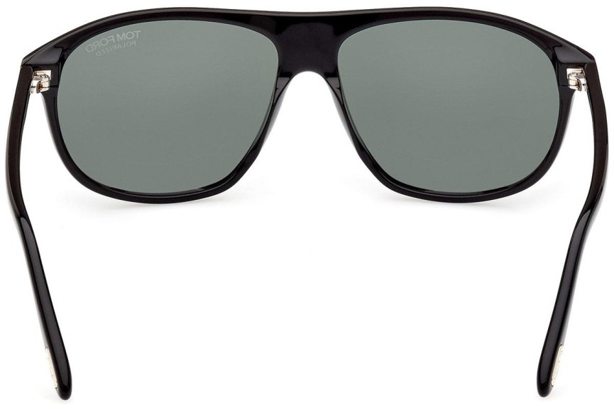 Слънчеви очила Tom Ford FT1027 01R Polarized Пилотни Черна