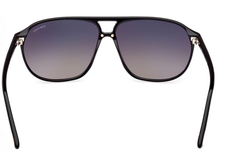 Слънчеви очила Tom Ford FT1026 01B Пилотни Черна