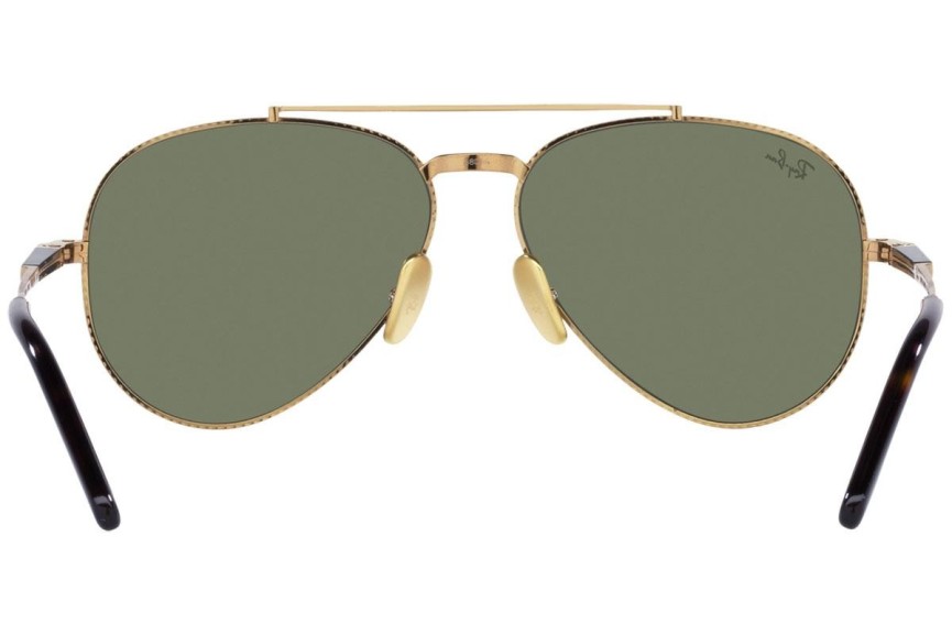 Слънчеви очила Ray-Ban Aviator Titanium Titanium Collection RB8225 313852 Пилотни Златна