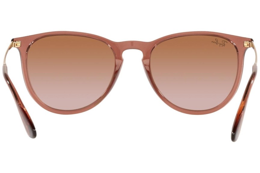 Слънчеви очила Ray-Ban Erika RB4171 659013 Заоблени Кафява