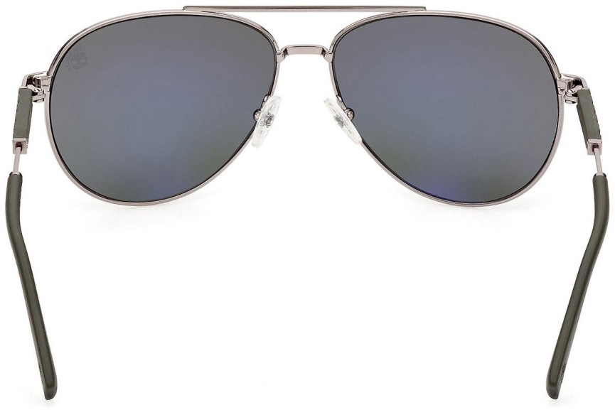 Слънчеви очила Timberland TB9282 08R Polarized Пилотни Сребърна