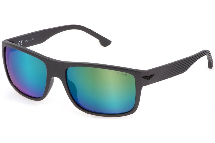 Слънчеви очила Police Tailwind 4 SPLB39E T17P Polarized Правоъгълни Сива