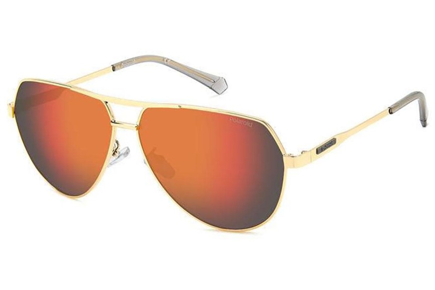 Слънчеви очила Polaroid PLD2145/G/S/X J5G/OZ Polarized Пилотни Златна