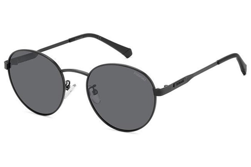 Слънчеви очила Polaroid PLD2144/G/S/X 003/M9 Polarized Овални Черна