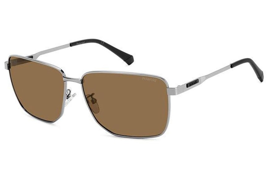 Слънчеви очила Polaroid PLD2143/G/S/X 6LB/SP Polarized Правоъгълни Сребърна