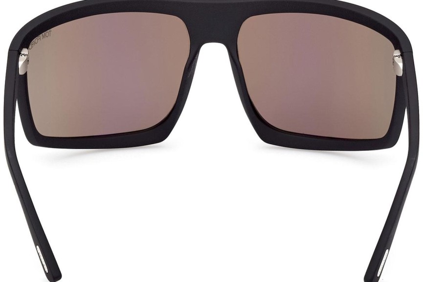 Слънчеви очила Tom Ford Clint 2 FT1066 02L Flat Top Черна