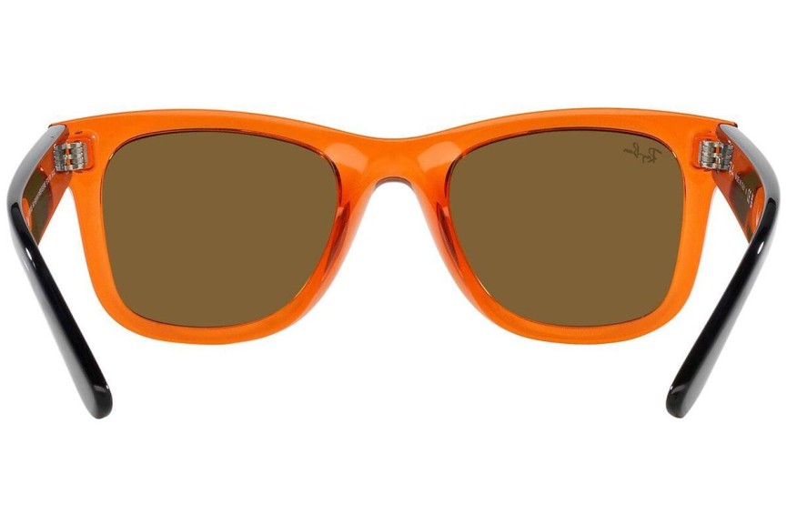 Слънчеви очила Ray-Ban Wayfarer Reverse RBR0502S 6712GM Квадратни Оранжева