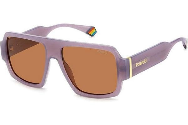 Слънчеви очила Polaroid PLD6209/S/X 789/HE Polarized Квадратни Виолетова