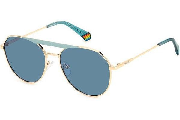 Слънчеви очила Polaroid PLD6211/S/X PEF/C3 Polarized Пилотни Златна