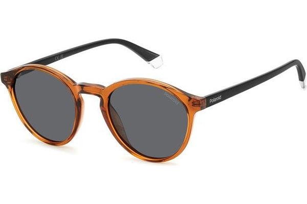 Слънчеви очила Polaroid PLD4153/S 09Q/M9 Polarized Заоблени Кафява