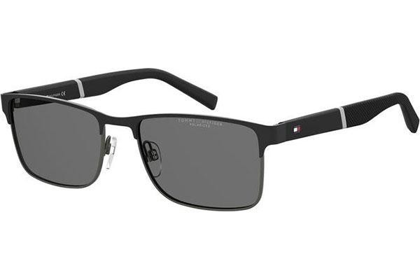 Слънчеви очила Tommy Hilfiger TH2040/S TI7/M9 Polarized Правоъгълни Черна