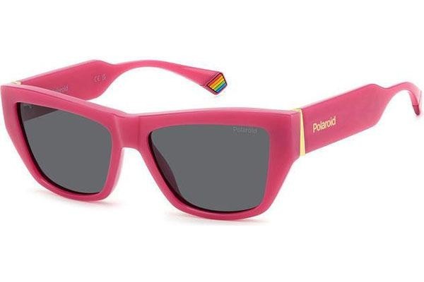 Слънчеви очила Polaroid PLD6210/S/X MU1/M9 Polarized Око на котка Розова