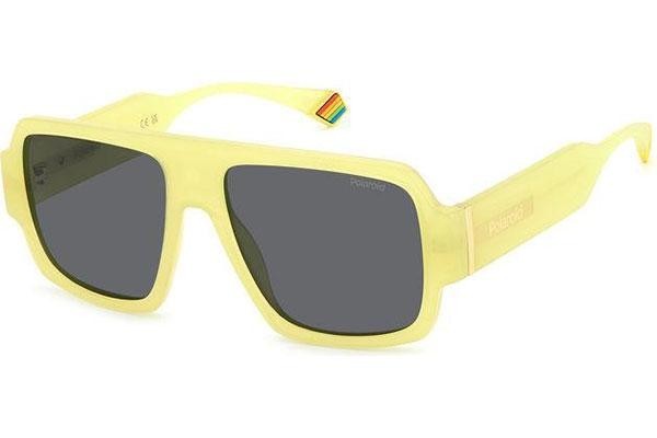 Слънчеви очила Polaroid PLD6209/S/X 40G/M9 Polarized Квадратни Жълта