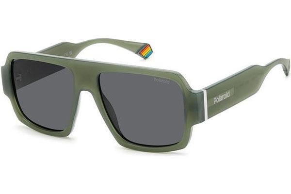 Слънчеви очила Polaroid PLD6209/S/X 1ED/M9 Polarized Квадратни Зелена