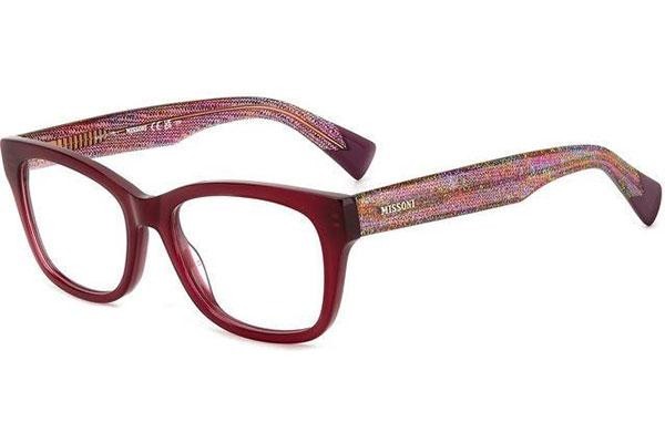 Очила Missoni MIS0128 C9A Правоъгълни Червена