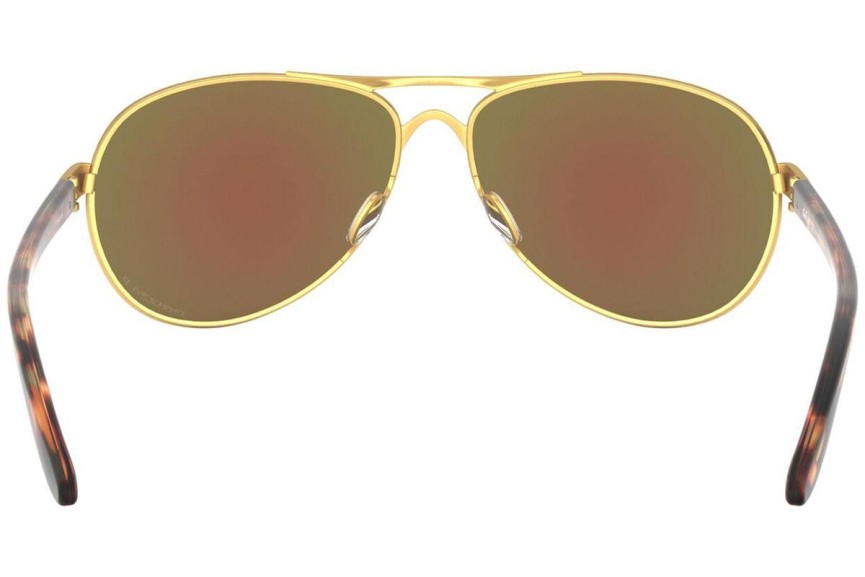 Слънчеви очила Oakley Feedback OO4079 407939 Polarized Пилотни Златна