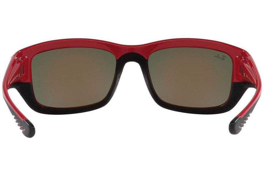 Слънчеви очила Ray-Ban RB4405M F6236Q Квадратни Червена